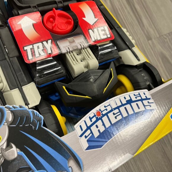 Imaginext Batman DC Super Friends Transforms Batmobile Car Toy NEW - Picture 5 of 13